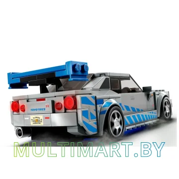 Конструктор LEGO Speed Champions 76917 Двойной Форсаж Nissan Skyline GT-R (R34) картинка 5